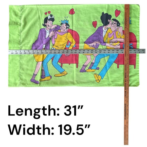 Vintage Archie Comics Pillowcase Kentshire Cartoon Graphics U.S.A. - Picture 7 of 7